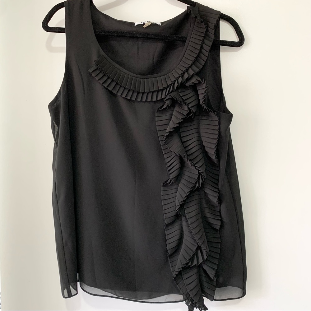 DKNY Ruffle Top